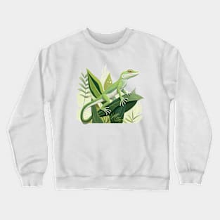 Green Anole Crewneck Sweatshirt